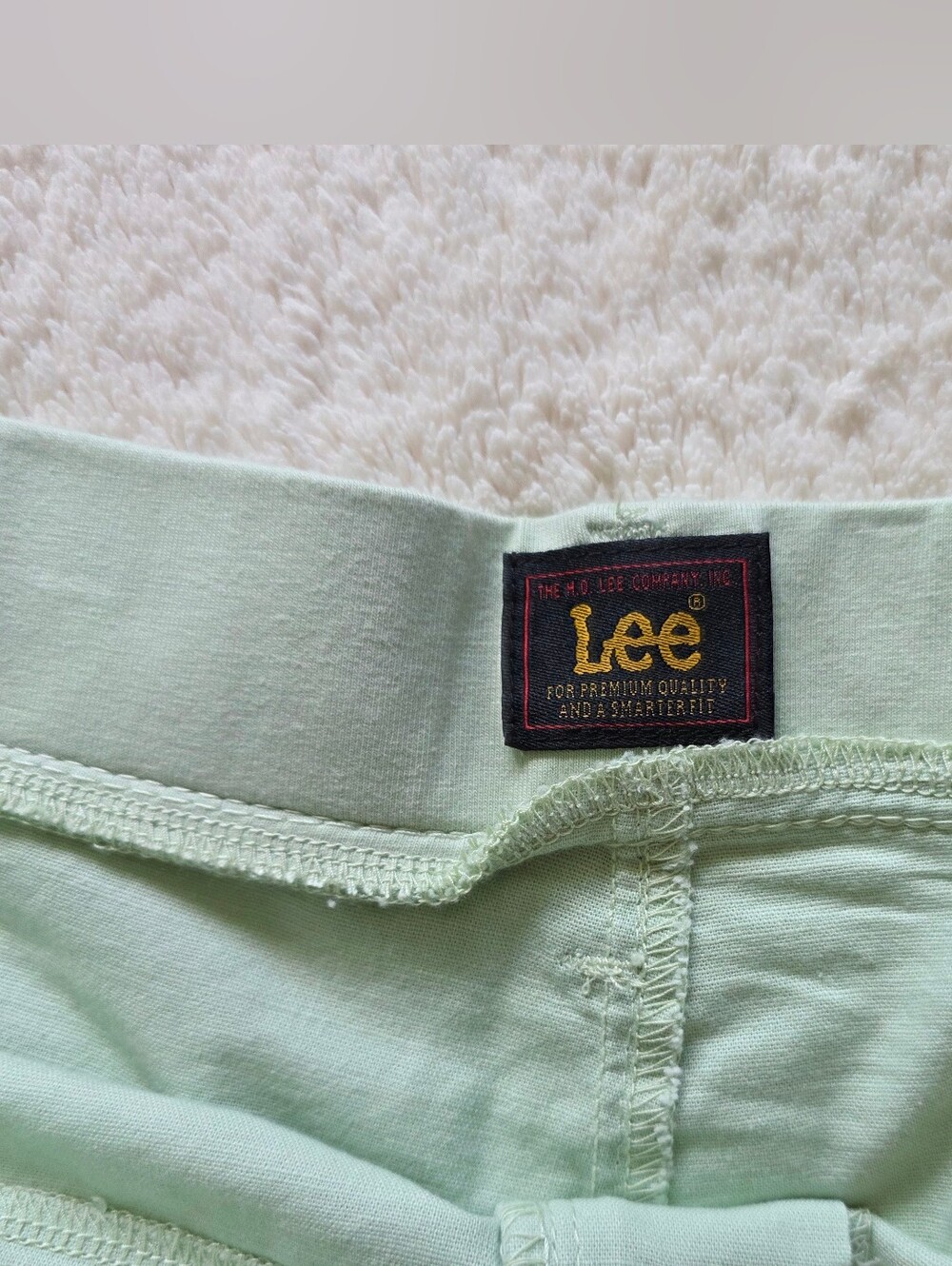 New Lee Women's Comfort Waist 5" summer soft sage cotton Cargo Shorts, Size XXL - Picture 6 of 12